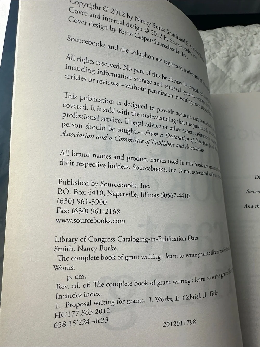 The Complete Book of Grant Writing - Blue/Gray Edition by